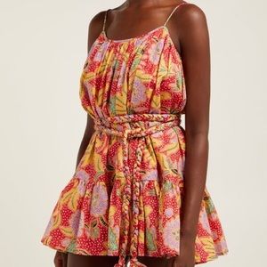 Rhode Resort belted Nala floral mini dress